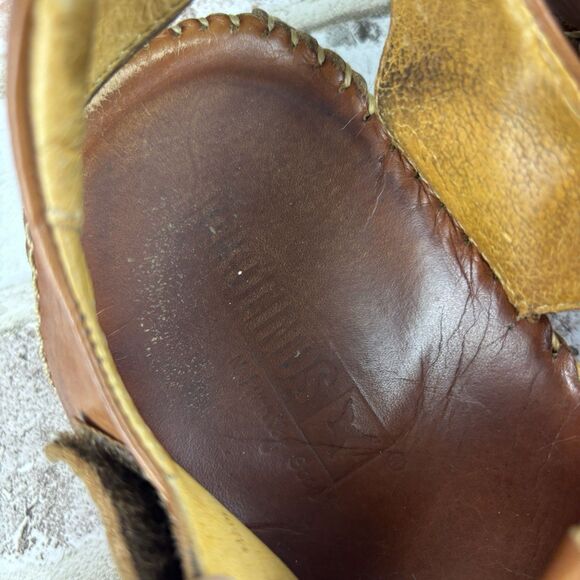 Pikolinos Tarifa Nautica Fishermans Brown Leather Classic Hoop Loop Sandals 44 main image 9
